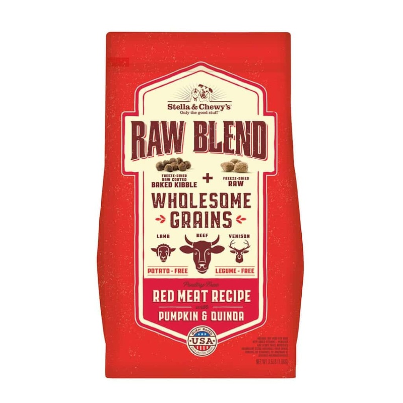 Stella & Chewy’s Red Meat Wholesome Grains Raw Blend Dog Food