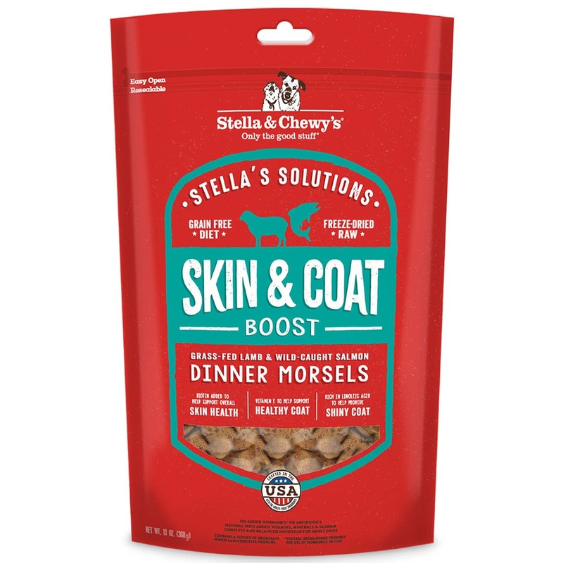 Stella & Chewy’s Solutions Skin & Coat Freeze Dried Dog Food