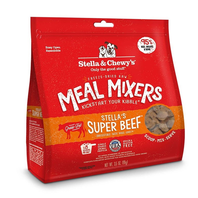 Stella & Chewy’s Super Beef Meal Mixer Freeze Dried Dog Food