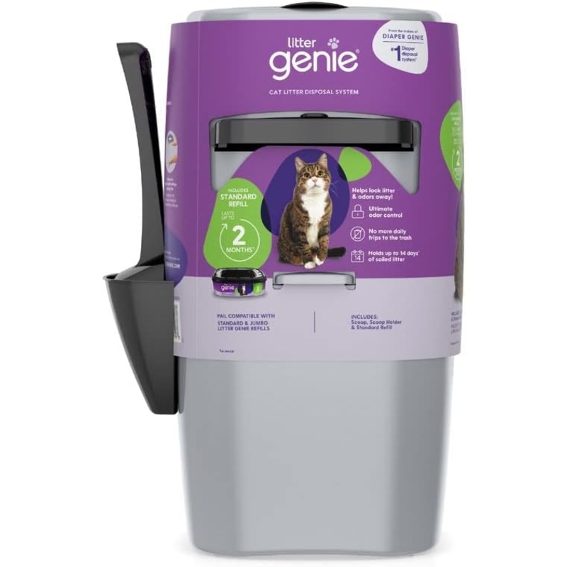 LITTER GENIE PLUS|Litter Genie Pail|14′ Refille|28′ Refill