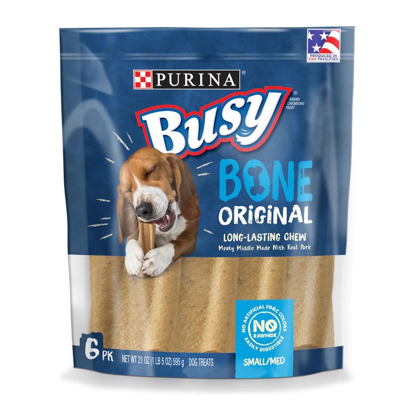PURINA BUSY BONES SML/MD|7oz|21oz