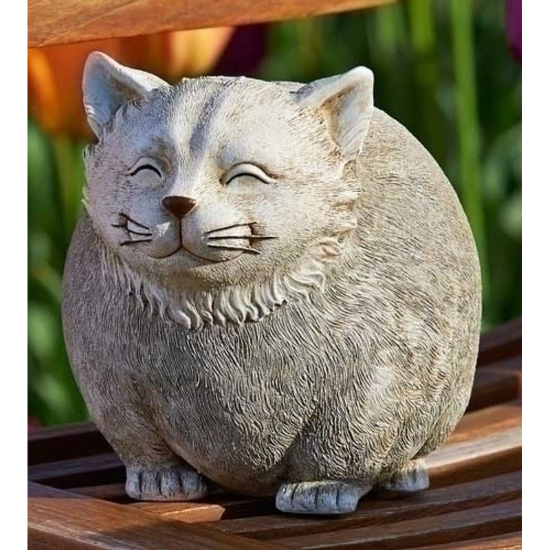ROMAN CAT STATUE PUDGY PALS