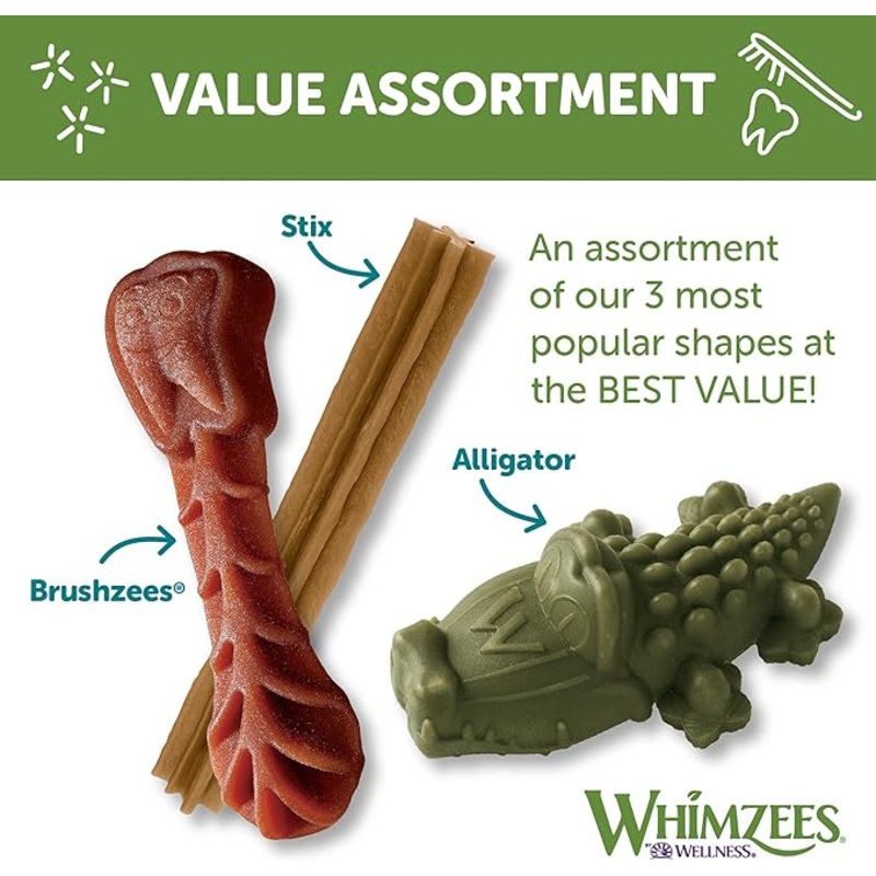 WHIMZEE ASSORTED BOXES|Small (89pcs)|Large (24pcs)