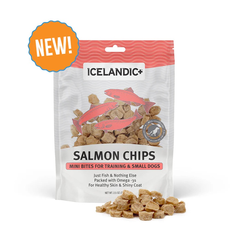 ICELANDIC MINI SALMON CHIPS|2.5oz|9oz