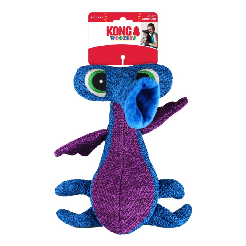 KONG WOOZLES MED|Blue|Pink