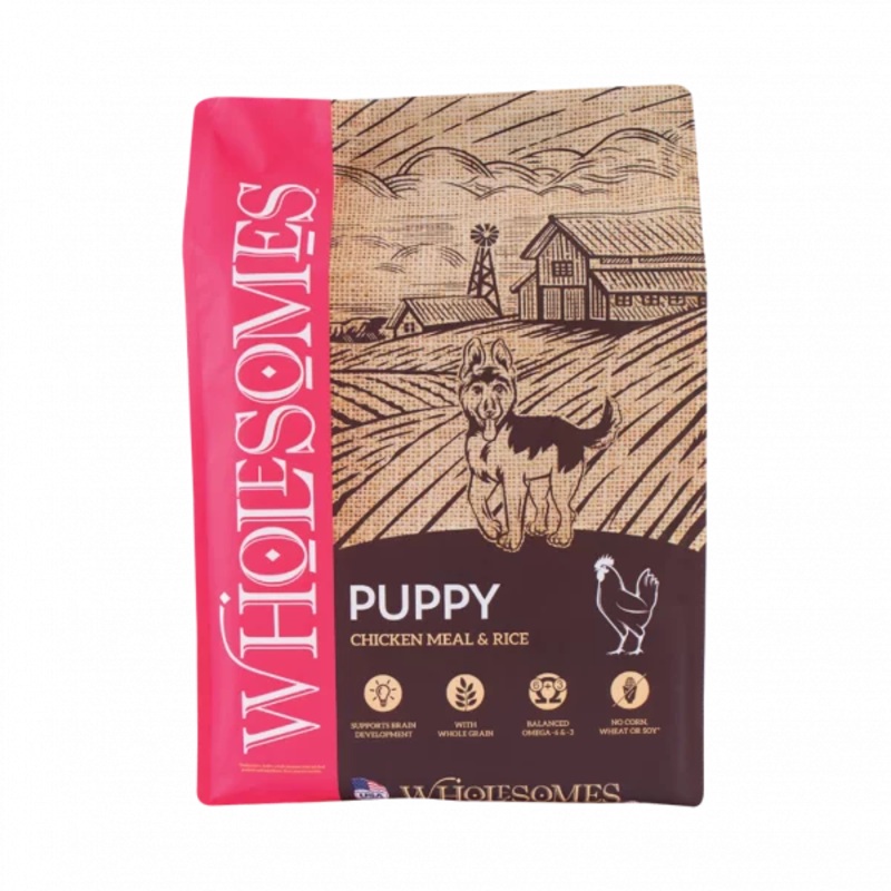 WHOLESOME PUPPY CHICKEN & RICE 16.5LB