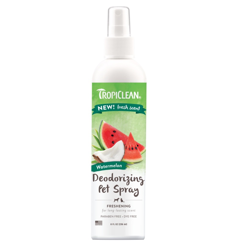 Tropiclean Watermelon Scented Deodorizing Pet Spray 8oz