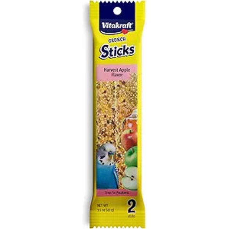 Vitakraft Millet/Apple crunch sticks  1 oz.