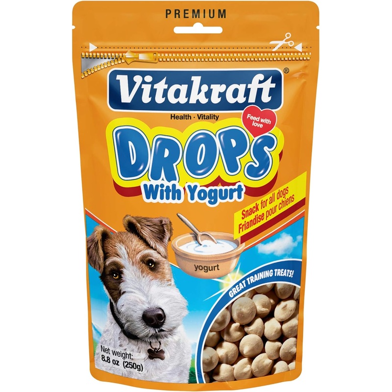 VITAKRAFT YOGURT DROPS TREATS FOR DOGS 8.8oz