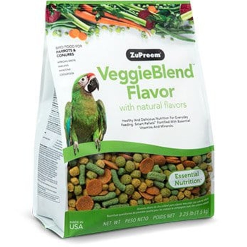 ZUPREEM Veggie Blend food for Birds 3.25lb