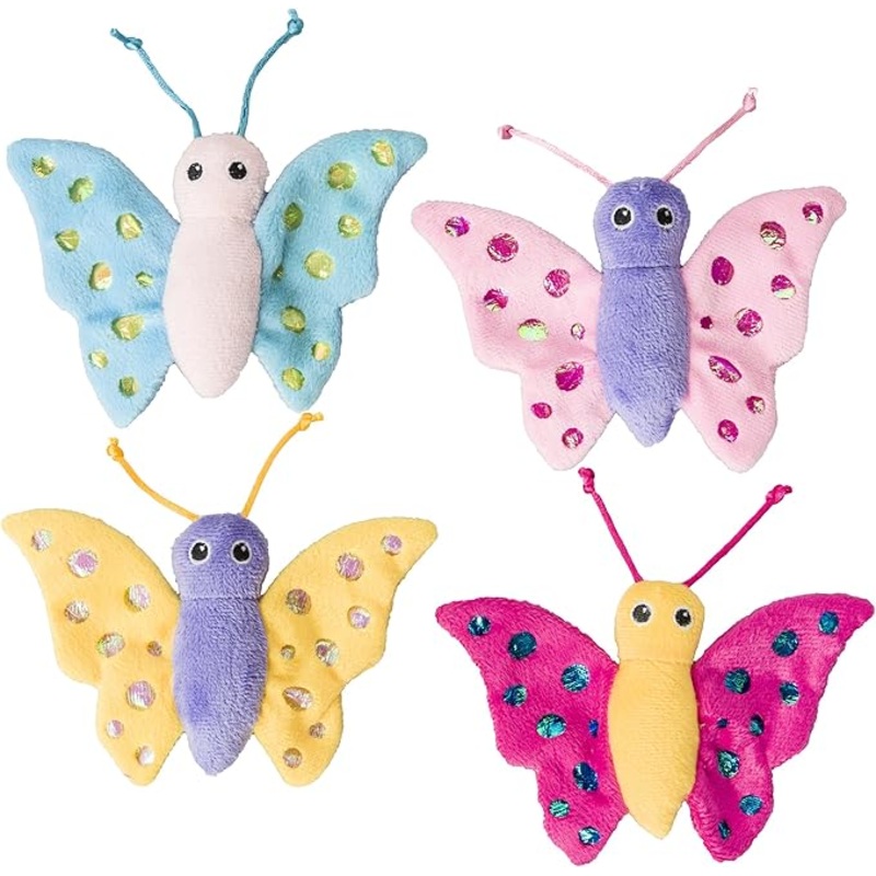 ETHICAL SHIMMER GLIMMER BUTTERFLY W/CATNIP