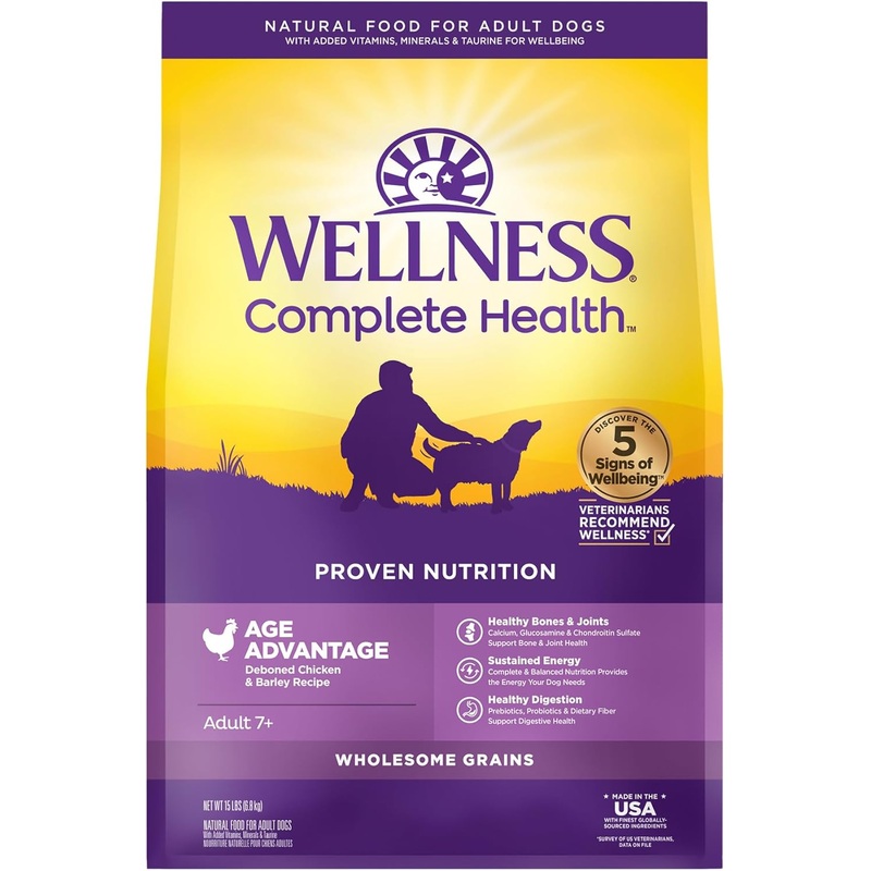 WELLNESS COMPLETE HEALTH K9 SUPER SENIOR 5lb with Grains