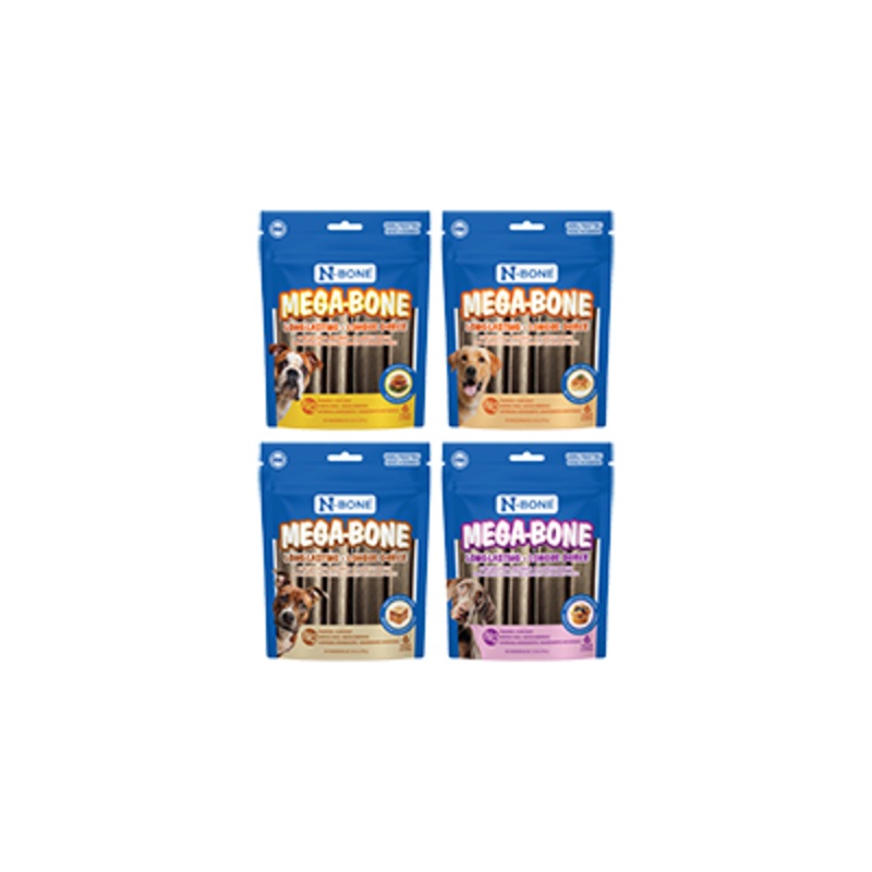 N-Bone Mega-Bone long lasting dogs chews for Medium to Large breed dogs