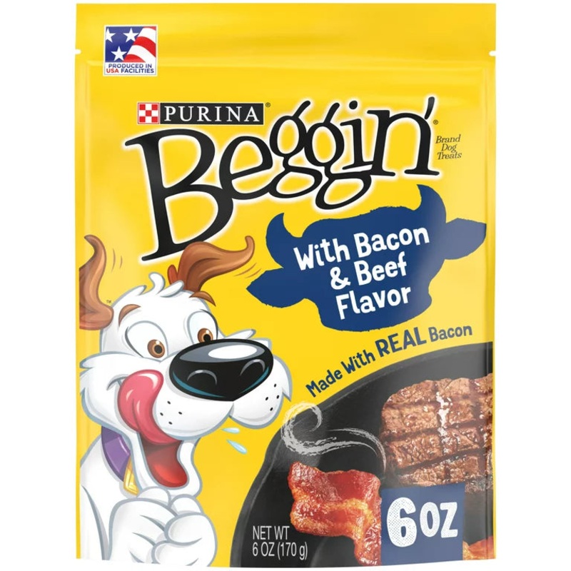PURINA BEGGIN BEEF & BACON|6oz|25oz