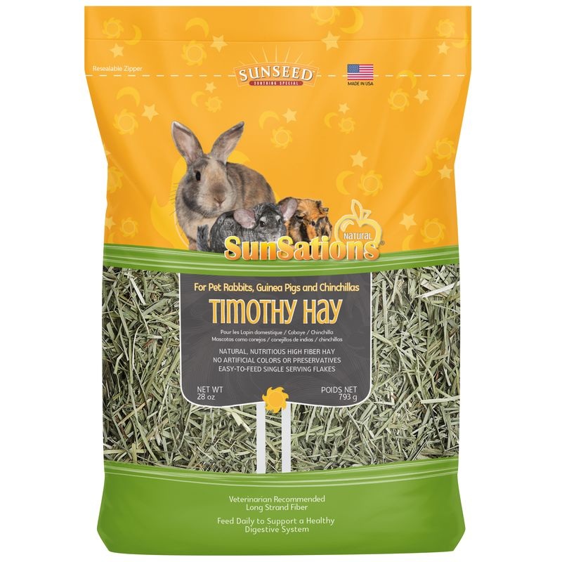 SUNSEED NATURAL TIMOTHY HAY|28oz|56oz
