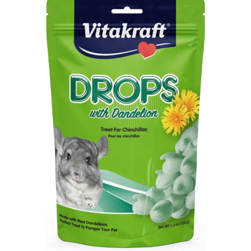 Vitakraft Chinchilla Dandelion Drop Pouch 5.3z