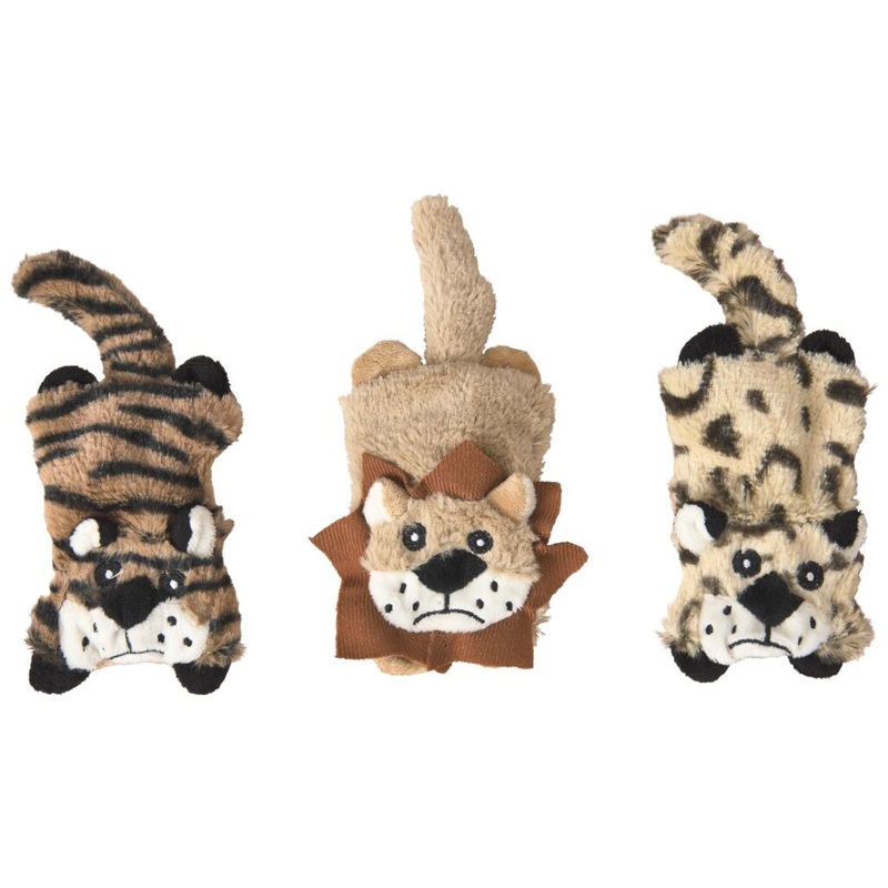 LIL SPOT FLAT CATS 5 DOG TOY