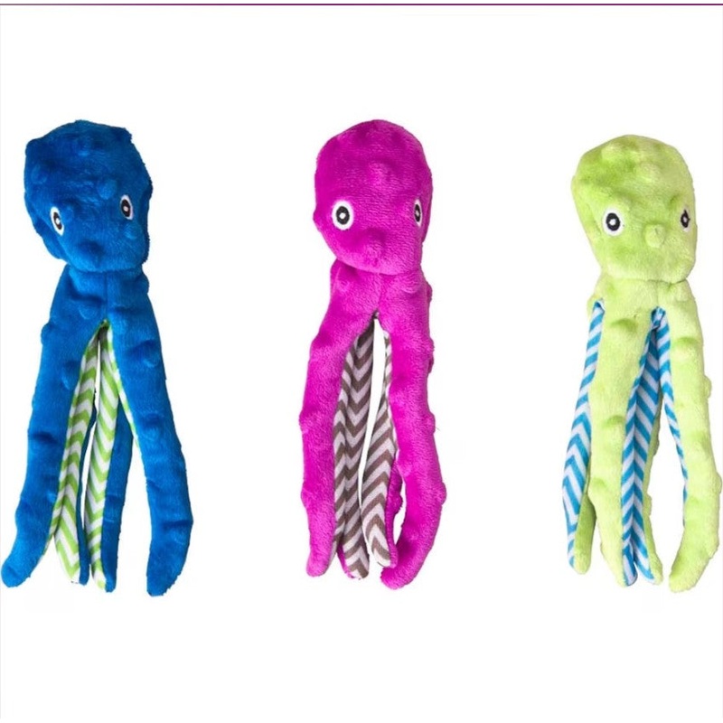 LIL SPOT OCTOPUS 8 DOG TOY