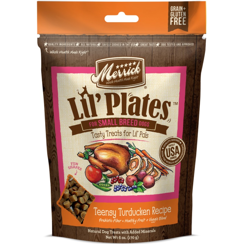 Merrick Lil’ Plates Grain Free Teensy Turducken Dog Treats