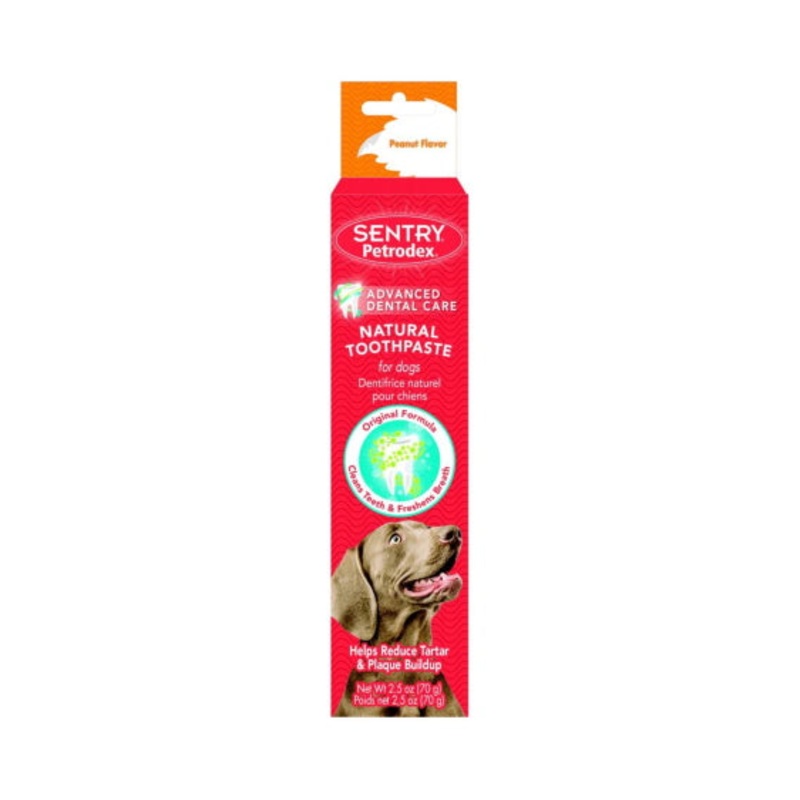 Sentry Petrodex Veterinary Strength Natural Peanut Flavor Toothpaste for Dogs