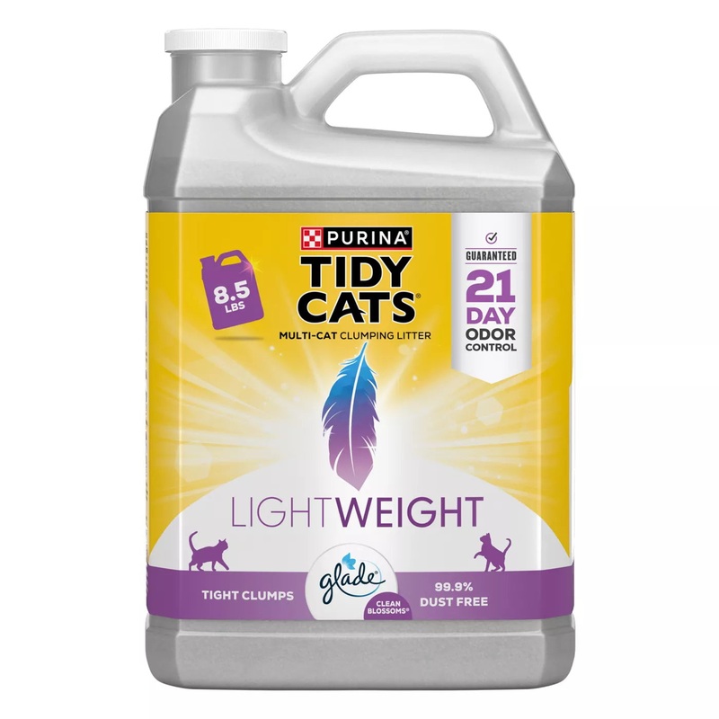 TIDY CAT Light Weight with Glade Multi-Cat clumping litter