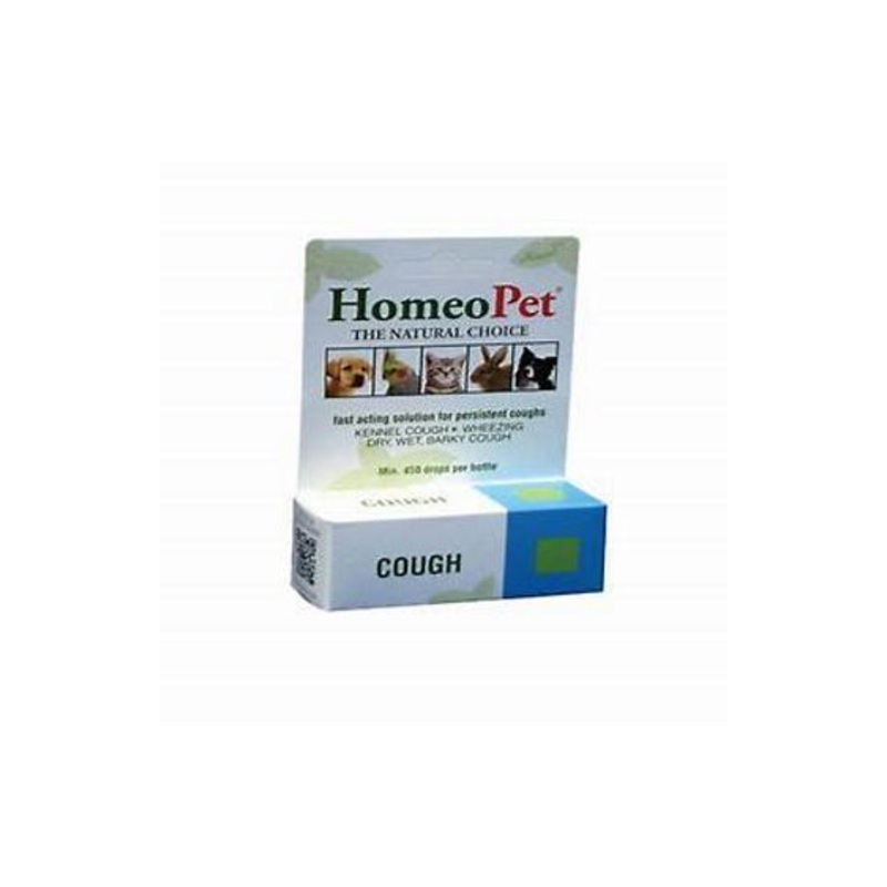HomeoPet Cough Dog, Cat, Bird & Small Animal Supplement, 450 drops