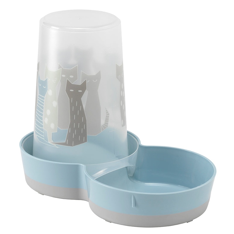 MODERNA 6.5 Cup Cat Food Dispenser (blue)