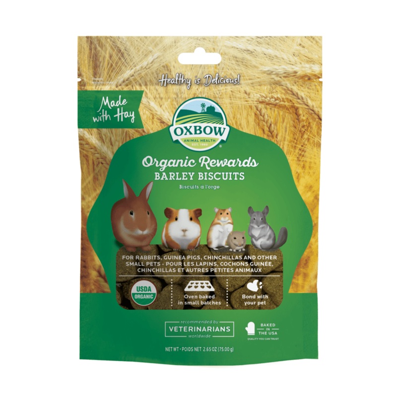 OXBOW Organic Barley Biscuits|2.65-oz
