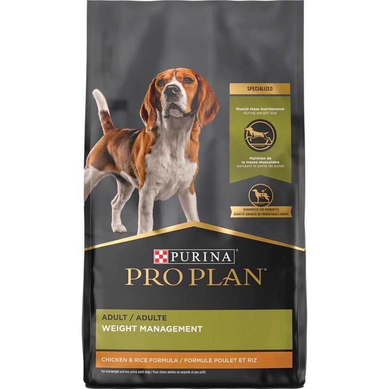 Purina Pro Plan Focus Weight Management Chicken & Rice Formula Adult Dry Dog Food