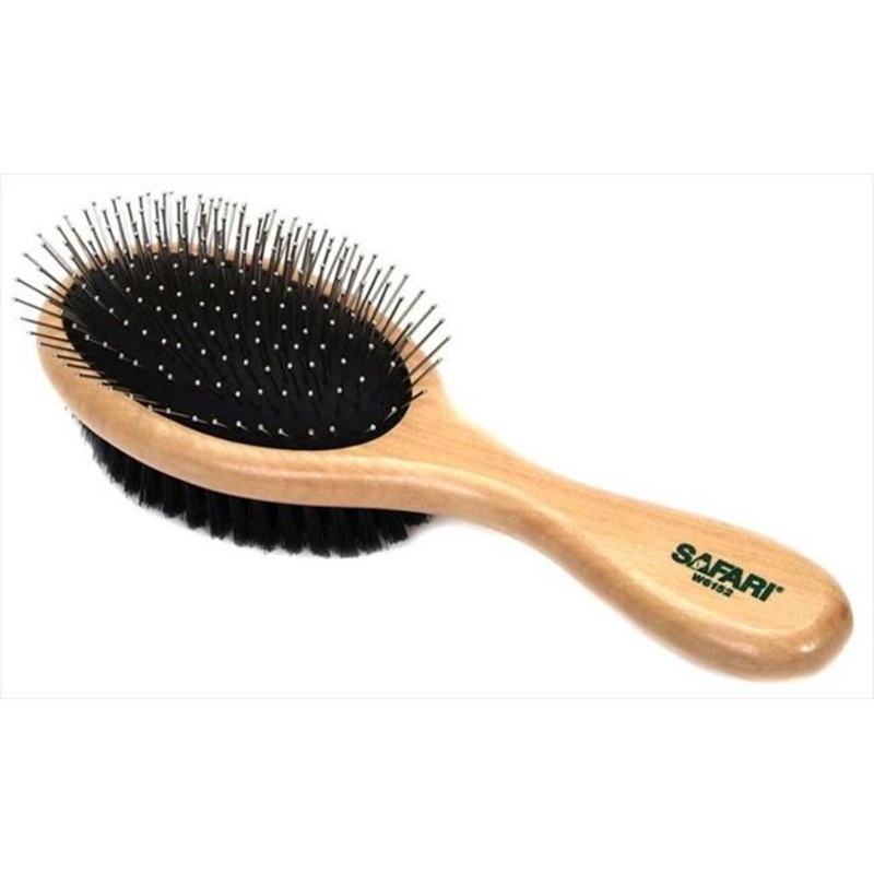 Safari Pin And Bristle Combo Dog Brush For Large Dogs
