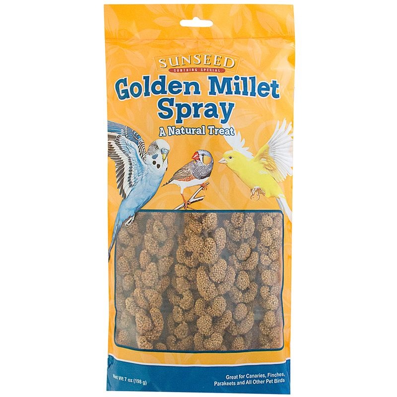 Sunseed Golden Millet Spray|4-oz|7-oz