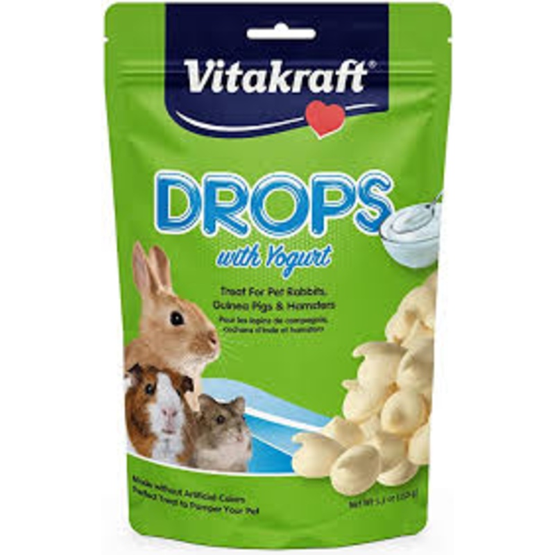 Vitakraft Drops with Yogurt Rabbit, Guinea Pig & Hamster Treats