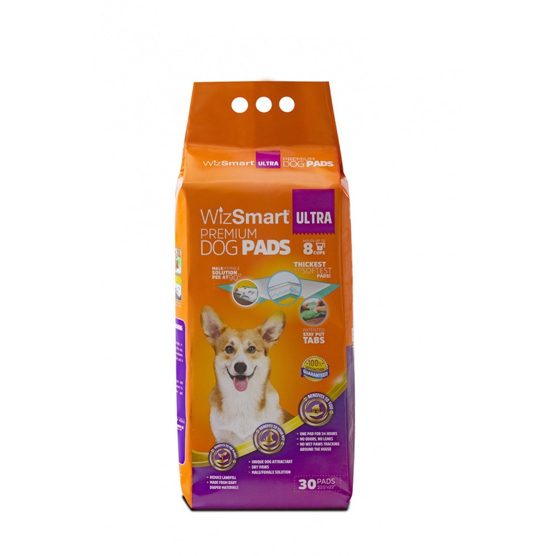WizSmart Ultra All Day Dry Premium Dog Pads