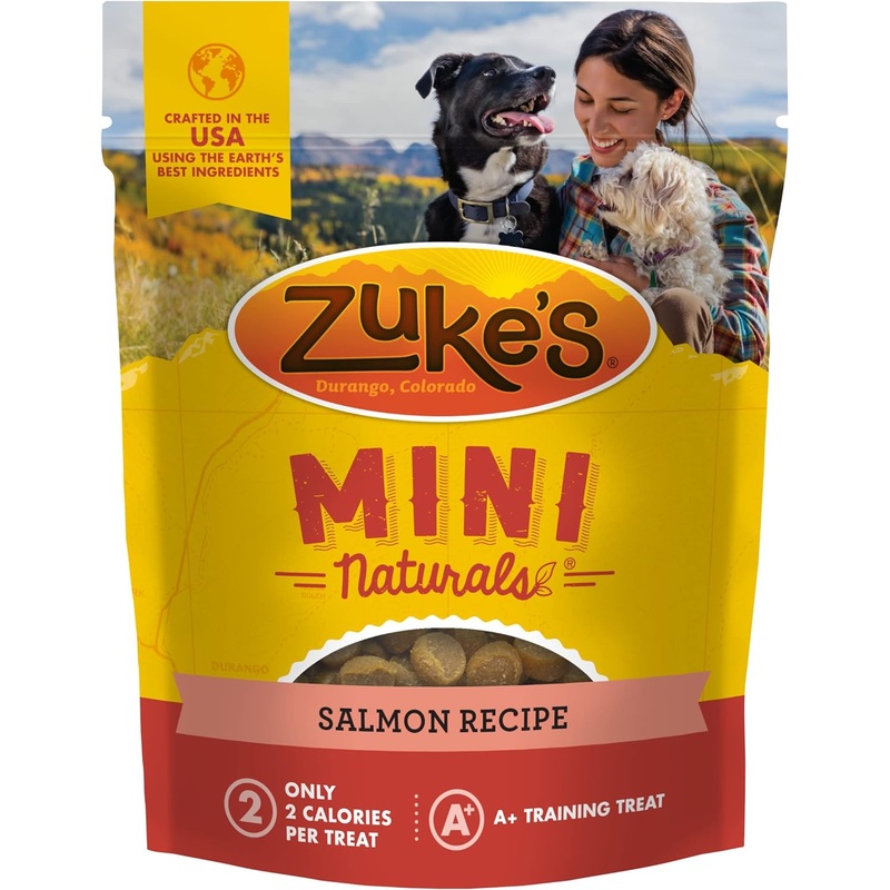 Zukes Salmon Mini Naturals Dog Treats
