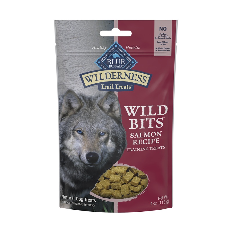 Blue Buffalo Wilderness Trail Treats Salmon Wild Bits Dog Treats