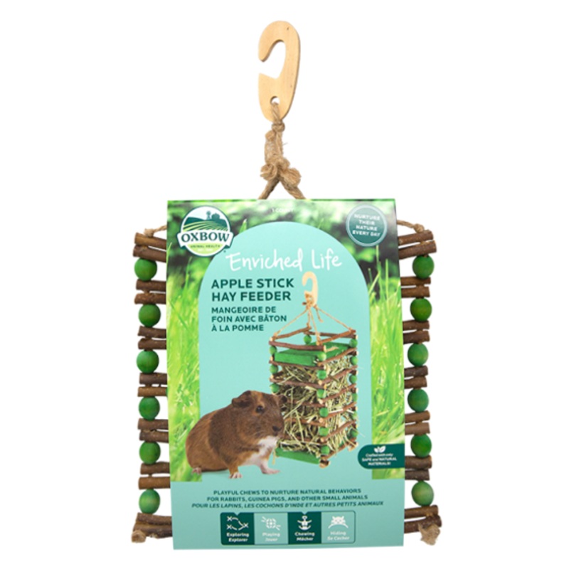 Oxbow Enriched Life – Apple Stick Hay Feeder