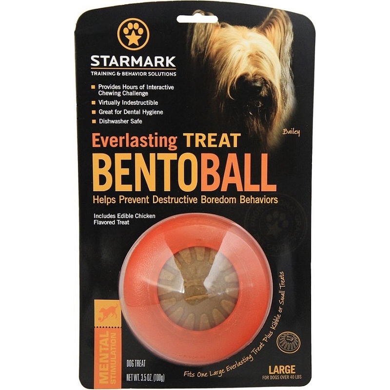 Starmark Everlasting Treat Bento Ball Dog Chew Toy