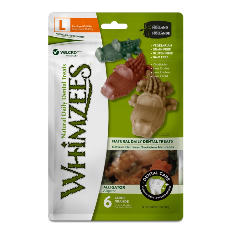 Whimzees Alligator Dental Dog Treats