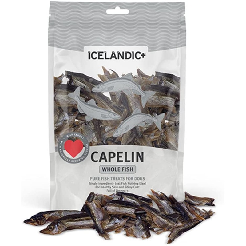 Icelandic+ Capelin Whole Fish & Pieces Dog Chew Treats