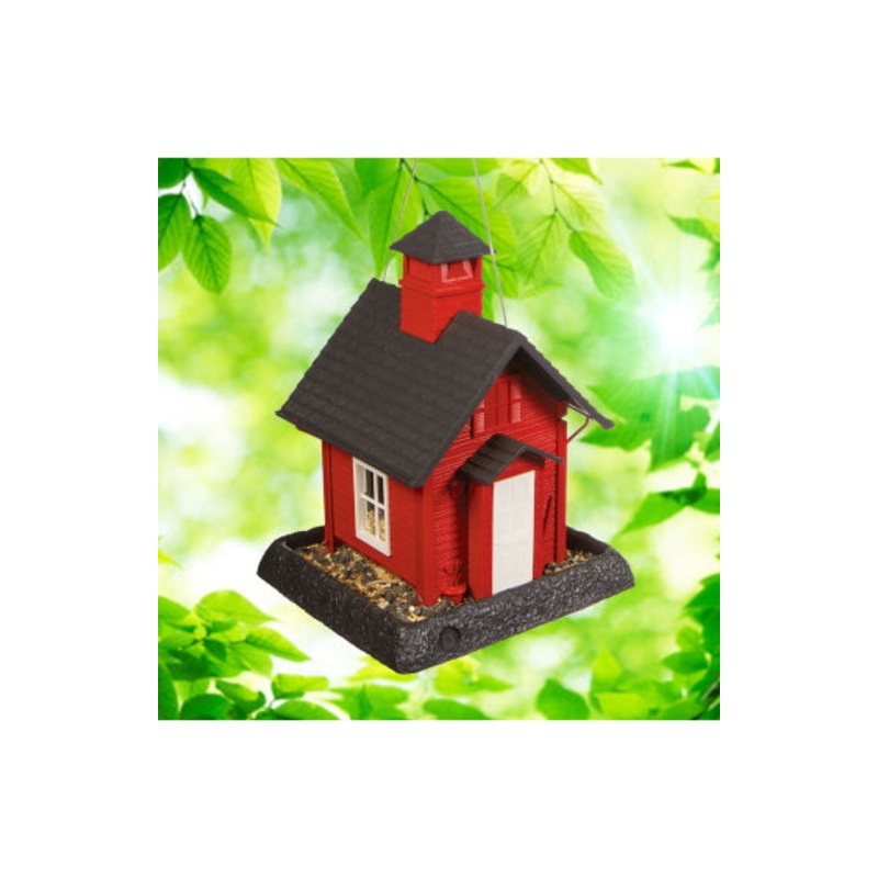North States Village Collection School House Birdfeeder