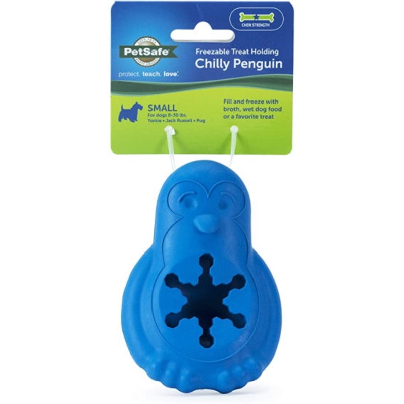 PetSafe BB-Penguin-ML Chilly Penguin Treat Holding Dog Toy