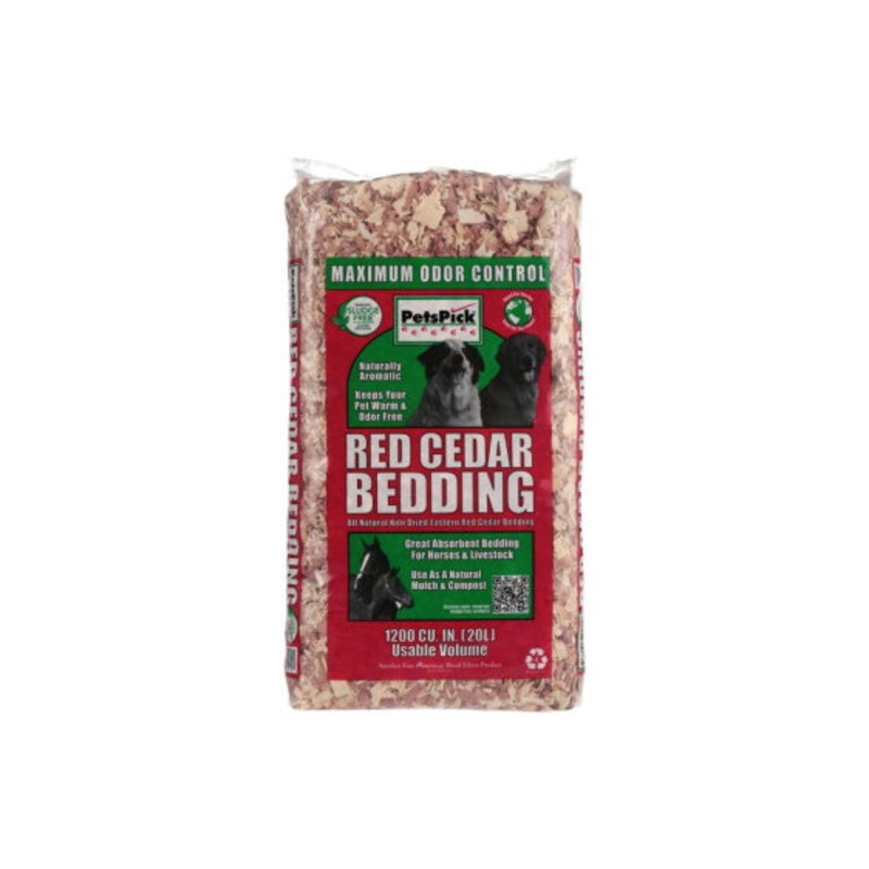 PetsPick Red Cedar Wood Bedding 20L
