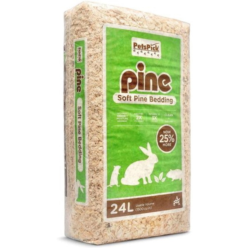 PetsPick Wood Soft Pine Bedding 24L