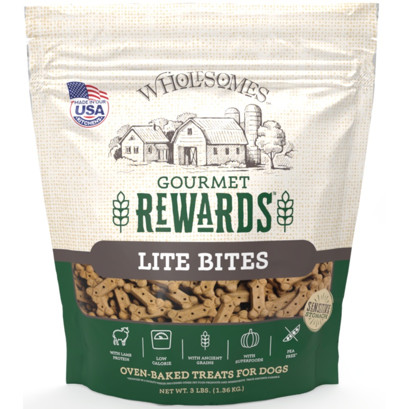Wholesomes Gourmet Rewards Lite Bites Dog Treats