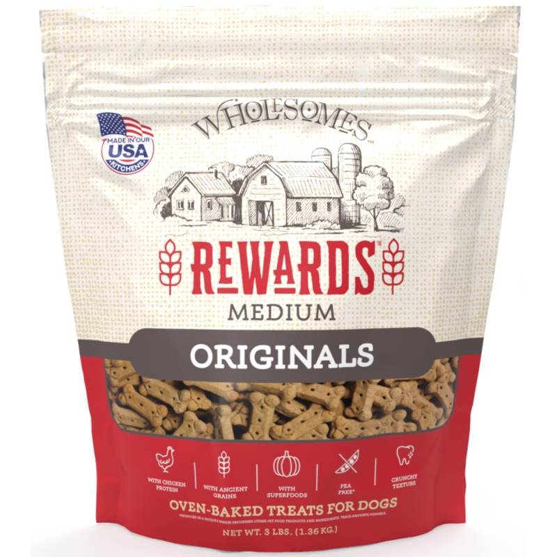 Wholesomes Rewards Medium Originals Dog Treats