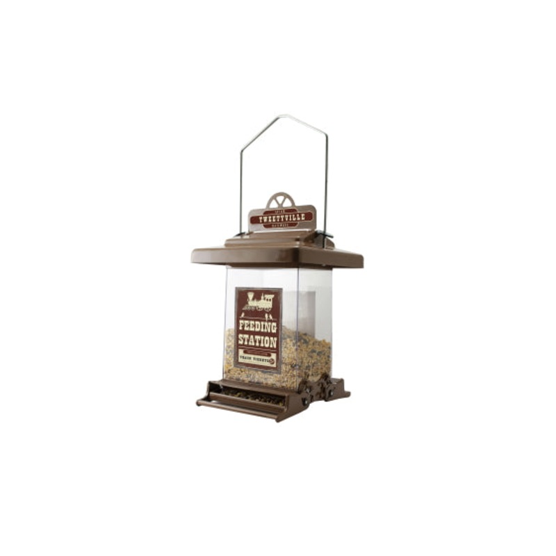Woodlink Rustic Farmhouse Absolute Small Train Feeding Station Squirrel-Resistant Feeder