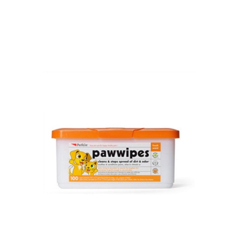Petkin Paw Wipes 100 count