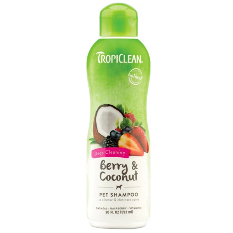 Tropiclean Berry & Coconut Deep Cleansing Shampoo