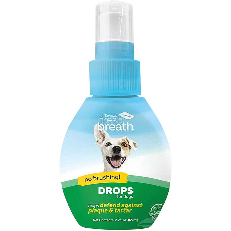 TropiClean Fresh Breath Oral Care Drops For Dogs