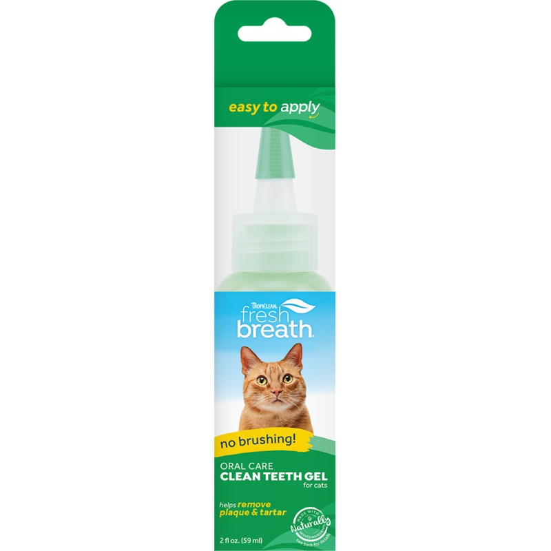 TropiClean Fresh Breath Oral Care Gel for Cats